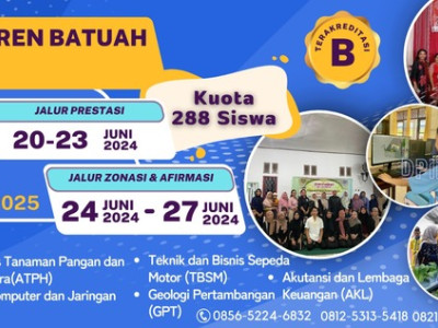 BROSUR PENERIMAAN PESERTA DIDIK BARU (PPBD) SMKN 1 RAREN BATUAH